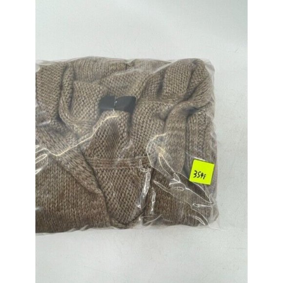 Mossimo Women's Brown Wool Blend Drape Front Open Cardigan Knit Sweater Size XS - Picture 10 of 10